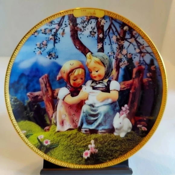 Hummel Seasons Of Joy Plate, Bradford Exchange 1999, March - Picture 1 of 3